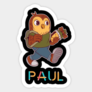 Einschulung Eule Paul Sticker